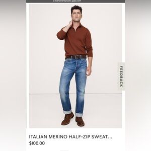 Banana Republic Italian Merino Sweater